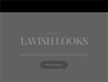 Tablet Screenshot of mylavishlooks.com